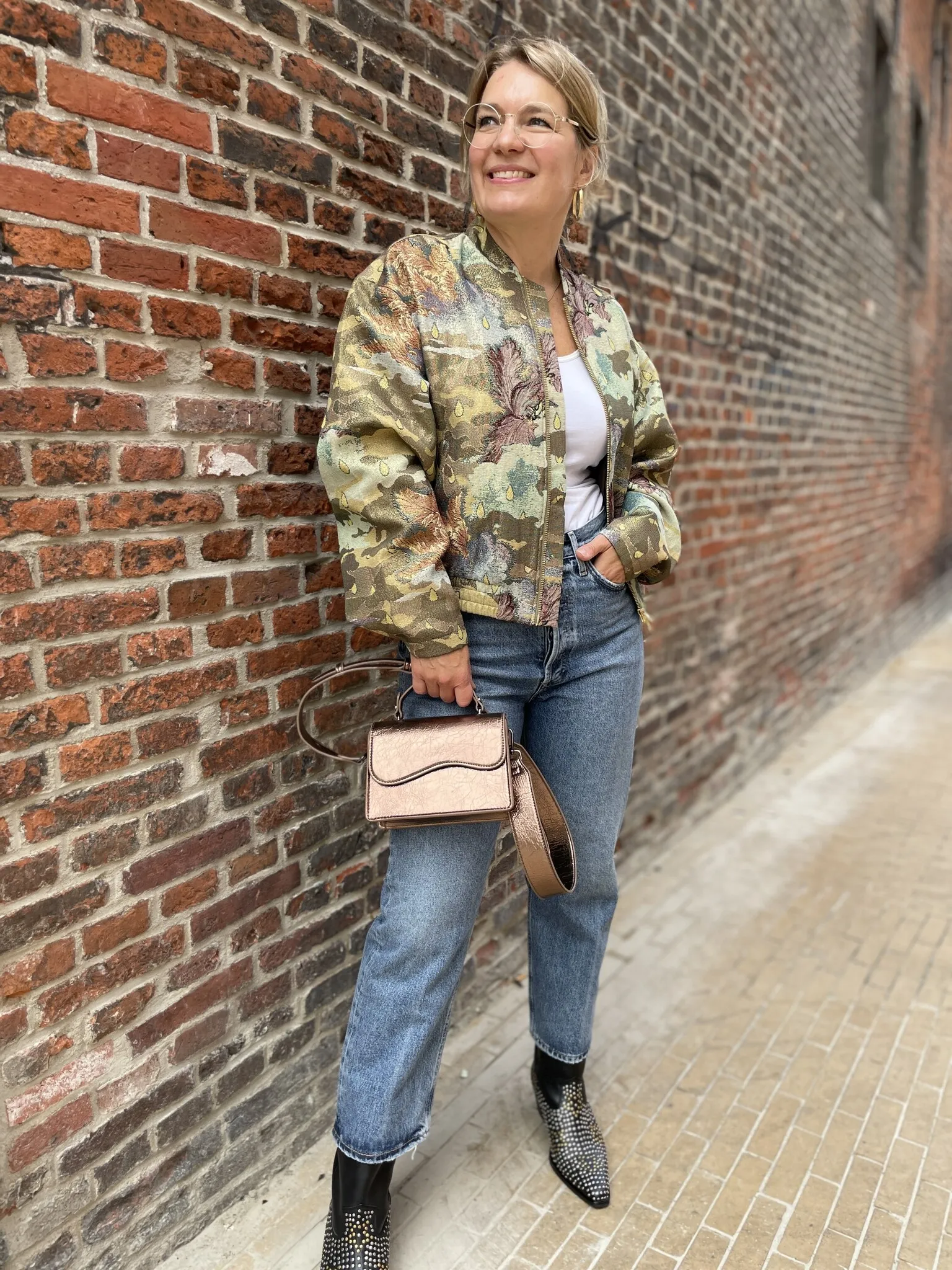 Agolde jeans 90's crop straight hooked