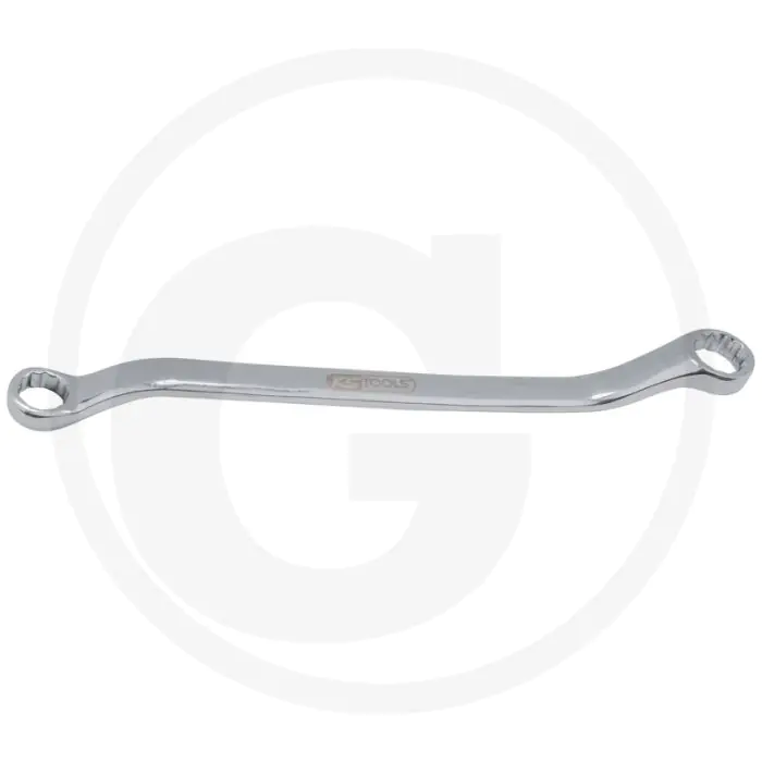 Ks tools edelstahl doppelringschlüssel, gekröpft, 9x11mm, dünnwandig, rostfrei