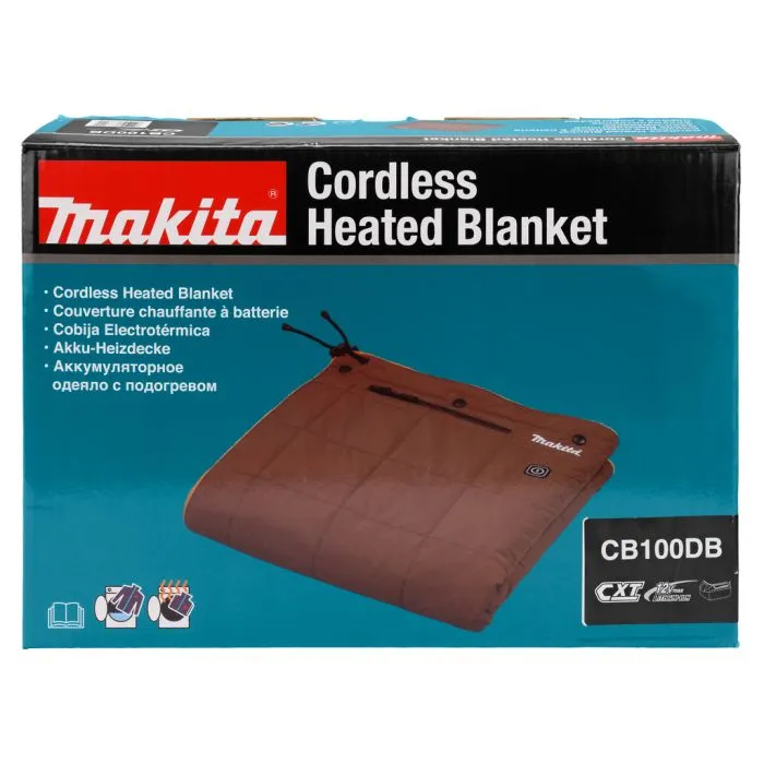 Makita CB100DB Verwarmde deken bruin