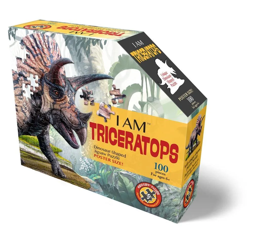Puzzel I am Triceratops 100 st.