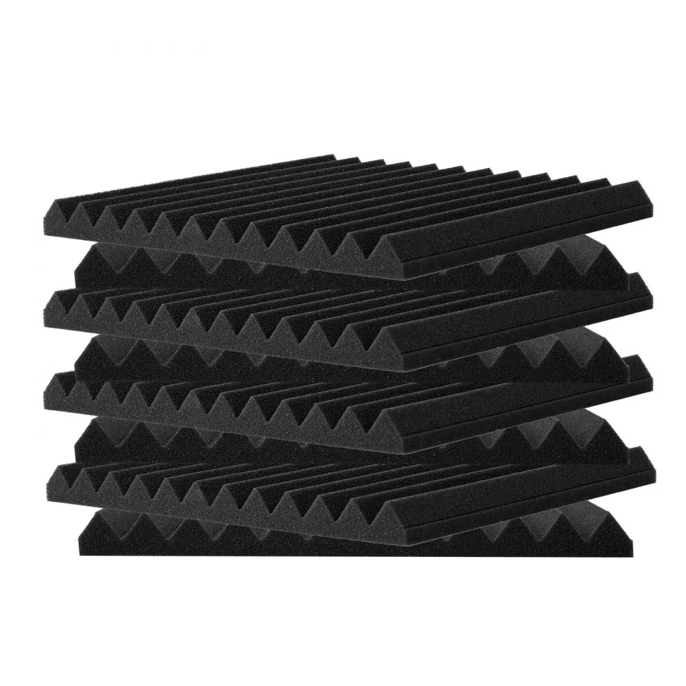 VEVOR 48x akoestische schuimpanelen 300x300x25mm akoestische panelen geluidsisolatie