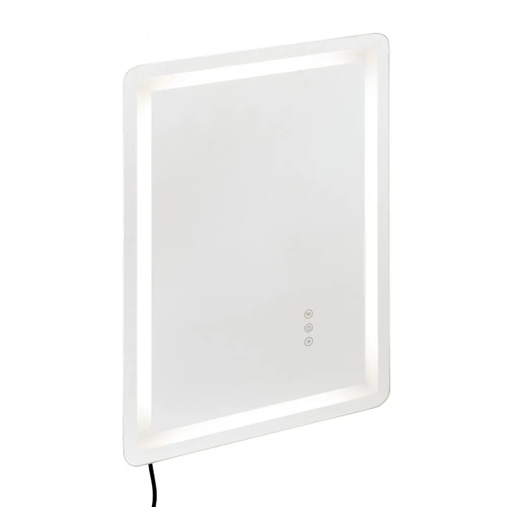 VEVOR LED Badkamerspiegel Cosmetische spiegel 3 Kleuren Wandmontage 50x70cm