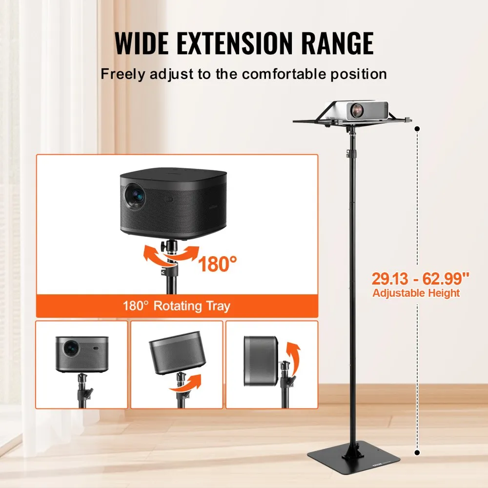 VEVOR PROJECTORSTANDAARD PROJECTORSTANDAARD LAPTOPSTANDAARD VERSTELBAAR 77161 CM