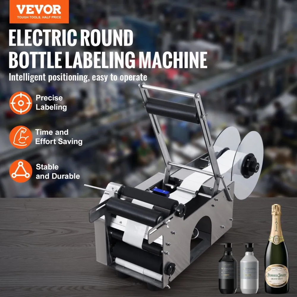VEVOR SEMIAUTOMATISCHE MT50 FLES ETIKETTEERMACHINE ETIKET APPLICATOR