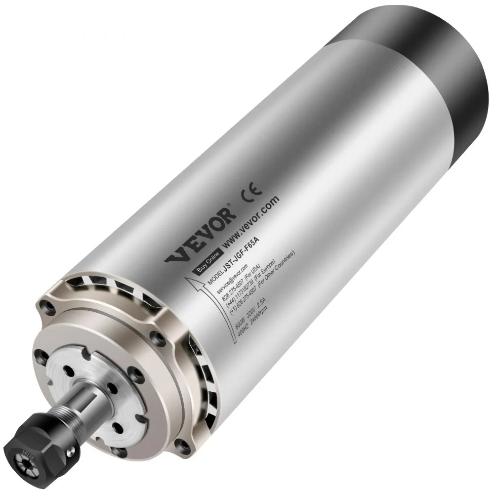 VEVOR spindelmotor 0,8 KW met luchtkoeling Voor CNC graveren/slijpen/frezen