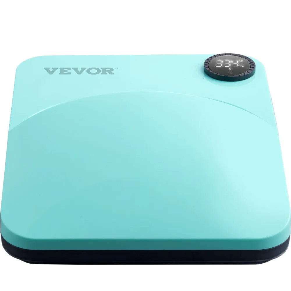 VEVOR Warmtepers Draagbare sublimatieoverdracht DIY 23x23cm Warmtepers